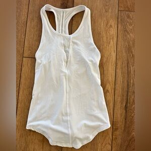 ZYIA White Racerback Tank Top